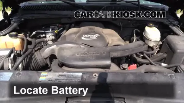 2003 Cadillac Escalade 6.0L V8 Batterie Changement